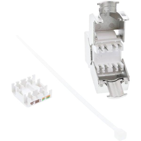 InLine 76202R, Tasainen, Harmaa, RJ-45, Uros, 10GBase-T, 22/26