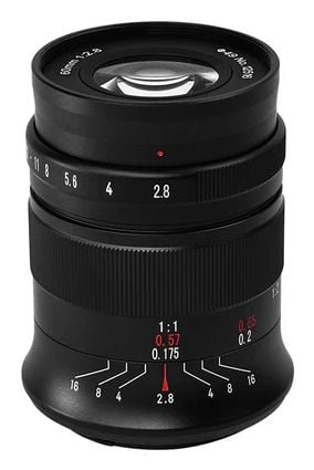 7Artisans 60 mm f/2,8 MKII, makro-teleobjektiv, 11/8, Nikon Z