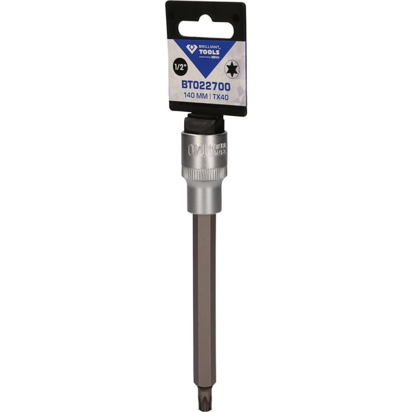 Brilliant Tools BT022702, pistorasia, 1/2", T50, 140 mm, 126 g, 45 mm