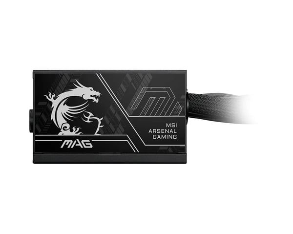 MSI MAG A650BN PCIE5 II - Strømforsyning (intern) - ATX12V 3.1/ EPS12V - 80 PLUS Bronze - AC 100-240 V - 650 watt - aktiv PFC