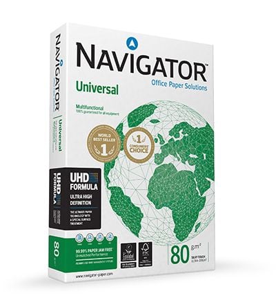 Navigator Universal A4-kopiopaperi, 500 arkkia, 80 g/m², valkoinen