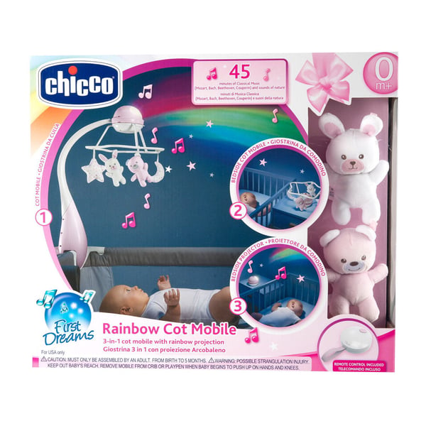Chicco First Dreams Rainbow 3-i-1 rosa