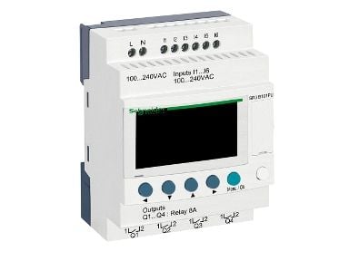 Schneider Modular intelligent relé Zelio Logic 240V RTC/LCD (SR3B101FU)