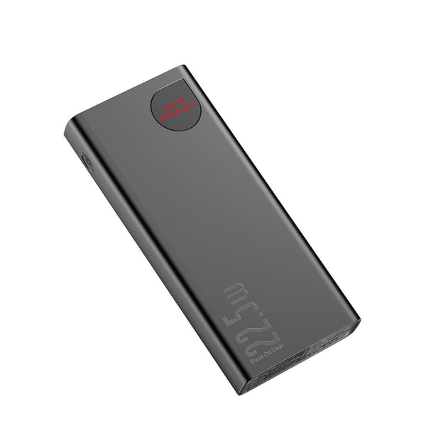 Baseus PPAD070101 -varavirtalähde 20 000 mAh 22,5 W 2 USB-A-liitäntää 1 USB-C-liitäntä, sort