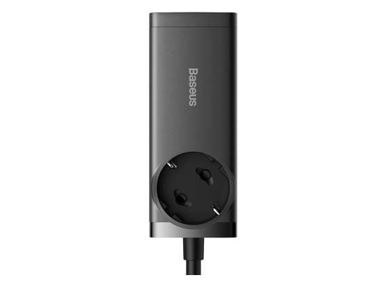 Baseus GaN3 Pro PSZM000401 bordlader 100 W 2x USB-C + 2x USB-A + AC, svart