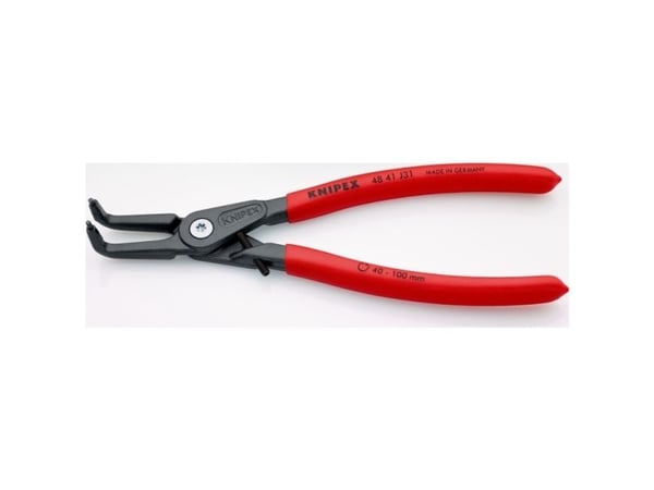 Knipex 48 41 J31, Låseringtang, 10 cm, Sort, Rød, 45 mm, 210 mm, 13 mm