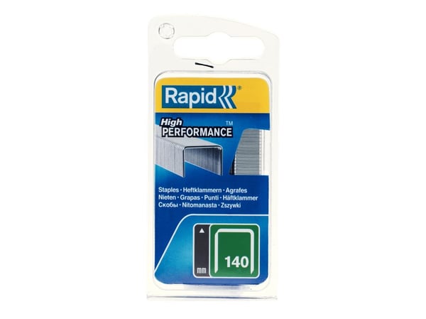Rapid nr 140 Bredtrådsklammer 12 mm, häftklammerpaket, 1,2 cm, 650 klammer, matta, R34, R44, R64, ALU740, ALU840, ALU940, R311, R54, E-tac, ESN114,...