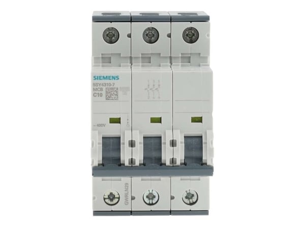 Siemens 5SY43107 5SY4310-7 Ledningssikkerikkerhedsafbryder 10 A 230 V, 400 V