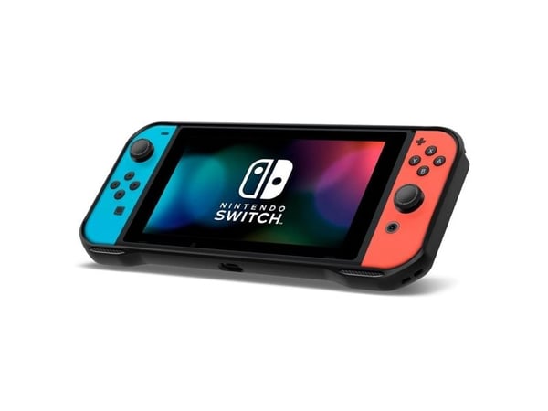 Spigen Rugged Armor, Etui, Nintendo, Svart, Polykarbonat (PC), Termoplastisk polyuretan (TPU), Nintendo Switch, 244 mm