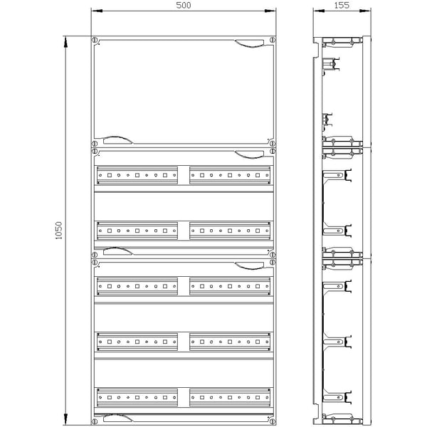Siemens 8GK4100-7KK22, 1050 mm, 515 mm, 1055 mm, 165 mm, 6,6 kg