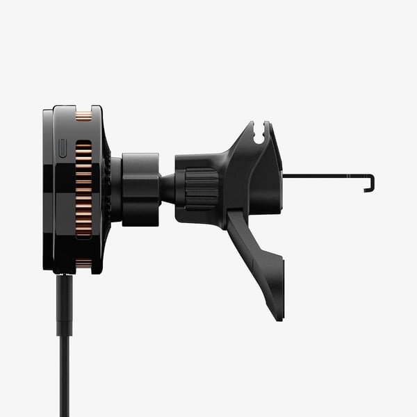 Spigen EV25MFAQ, Automatisk, USB, Trådlös laddning, Svart