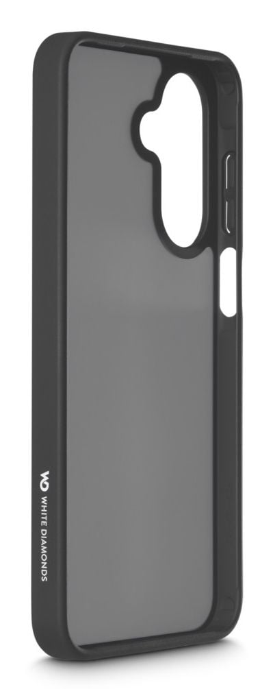 White Diamonds Hybrid Case, Mobilskal, Samsung, Galaxy A17, 17 cm (6.7"), Svart, Transparent