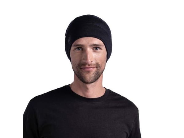 BUFF Merino Lightweight -villapipo, yksi koko, musta