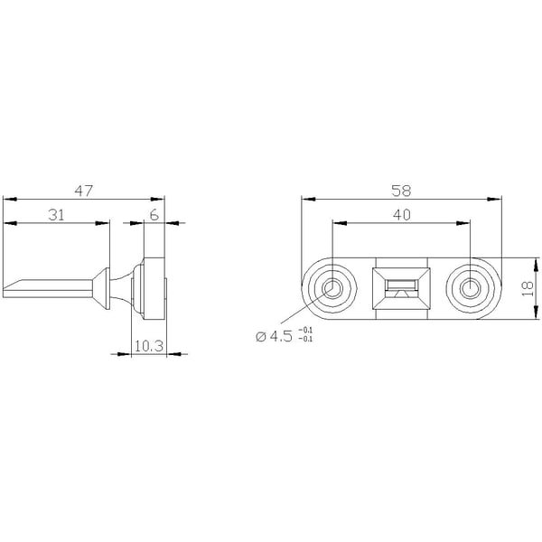 Siemens 3SE50000AV03 3SE5000-0AV03 Aktivaattori 1 kpl