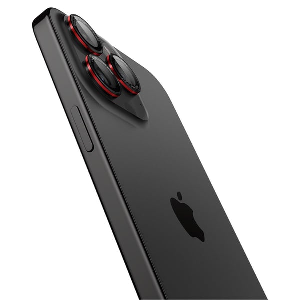 Spigen AGL05217, Linsebeskytter, Rød, Gjennomsiktig, Herdet glass, Apple, iPhone 14 Pro / 14 Pro Max, 17,3 mm