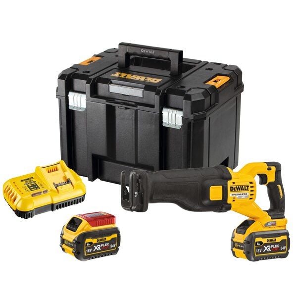 DeWALT DCS389T2-QW, Borstlös, Svart, Gul, 3000 spm, 30 cm, 13 cm, 13 cm