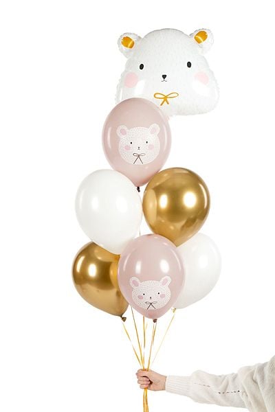 PartyDeco SB14P-315-000-6, Ilmapallo, Lateksi, Monivärinen, Juhlateema, Pyöreä, 8 vuosi/vuosia