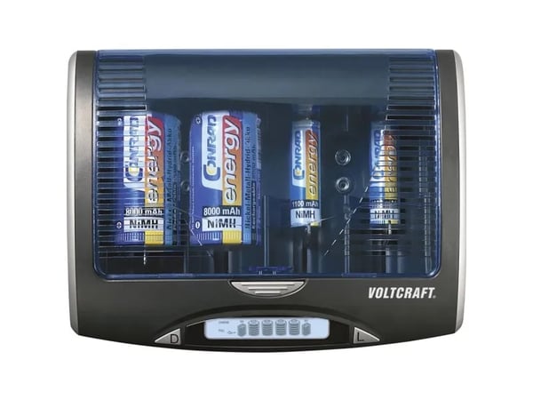 VOLTCRAFT P600, Nikkelmetallhydrid (NiMH), 9V, AA, AAA, C, D