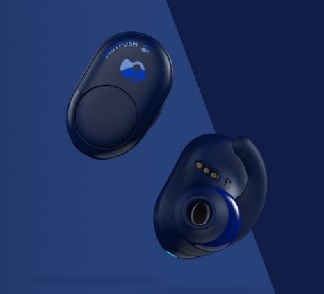Skullcandy 414-059-8301, Langaton, 20 - 20000 Hz, Puhelut/Musiikki, 54,2 g, Kuulokkeet, Sininen