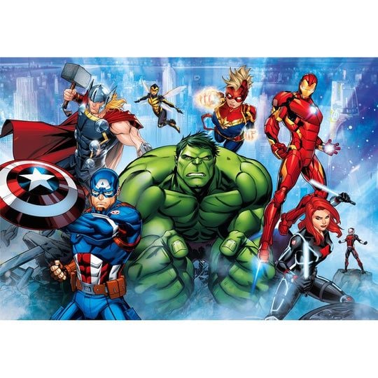 Clementoni Puslespil Avengers, Super, 180 brikker