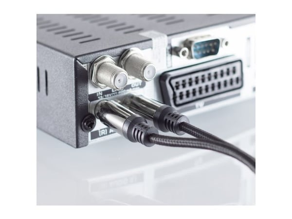 shiverpeaks BS20-41025, 2 x RCA, Hankjønn, 2 x RCA, Hankjønn, 1 m, Sort