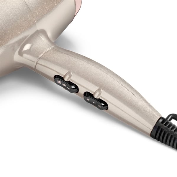 BaByliss 5914PE hiustenkuivaaja 2000 W, musta, kulta, ruusukulta