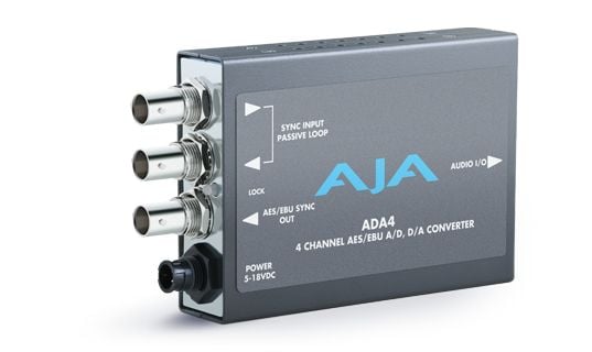 AJA ADA4, Grå, Ruosteinen jalka, 147 mm, 25 mm, 79 mm
