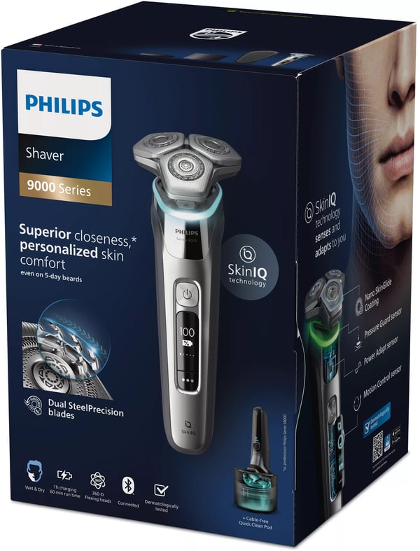 Philips Series 9000 S9975/55 barbermaskin Wet & Dry SkinIQ