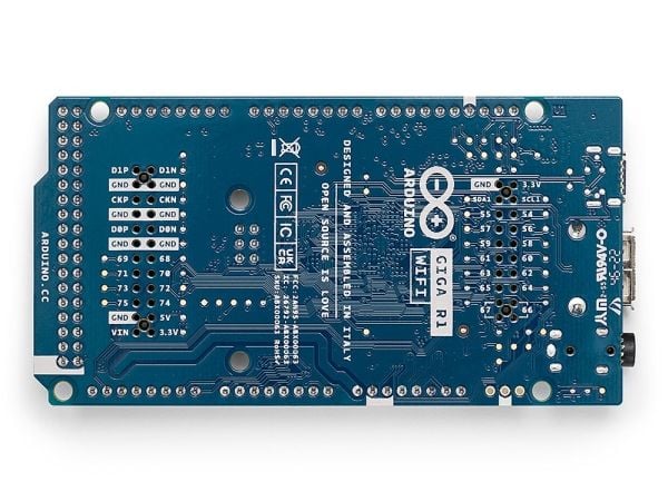 Arduino Development Board Giga R1 Wifi Lämplig för (Arduino boards): Arduino