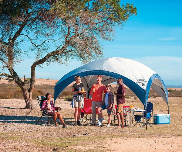 Coleman FastPitch Shelter XL, Camping, Hård ram, 21,7 kg, Blå, Vit