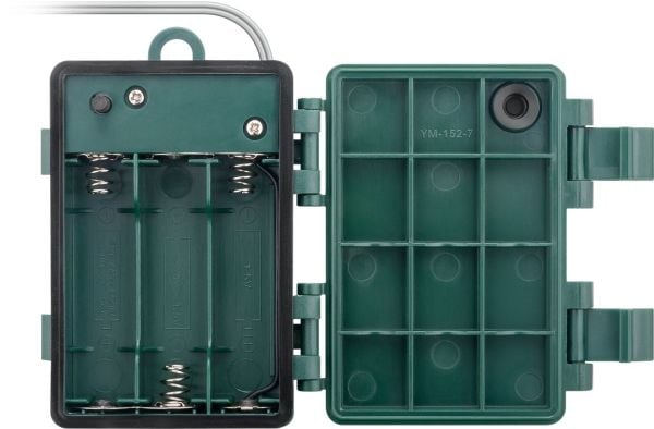 Goobay 57944, Fe lys, Grønn, Sølv, Metall, Polyvinylklorid (PVC), IP44, 50 ampuller, LED