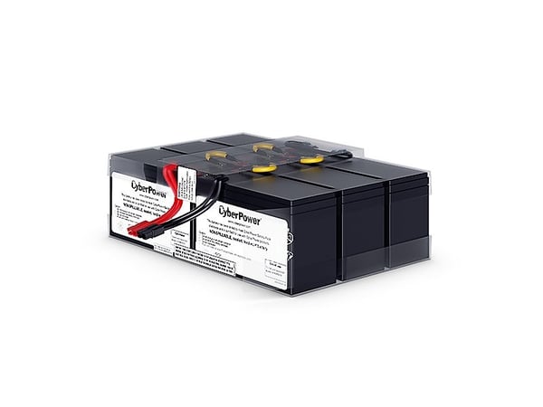 CyberPower RBP0078, 72 V, 6 kpl, Musta, 60 A, CyberPower OL2000EXL, OL3000EXL, Sealed Lead Acid (VRLA)