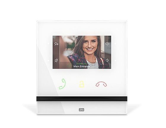 2N Indoor Compact, 10,9 cm (4.3"), 480 x 272 pixlar, H.263, H.264, Vit, Härdat glas, Röra 2N Indoor Compact, 10,9 cm (4.3"), 480 x 272 pixlar, H.263, H.264, Vit, Härdat glas, Röra
