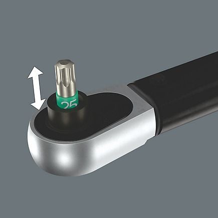 Wera Click-Torque Lock A6 momenttiavain 2,5-25 Nm 05075691001 1/4" vääntiö