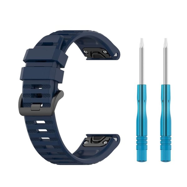 FIXED silikonihihna Silikonihihna Garmin QuickFit 22mm sininen