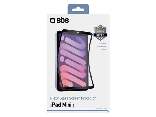SBS TANANOIPM6T näytönsuoja iPad Mini 6:lle, joustava, koko näytön peittävä