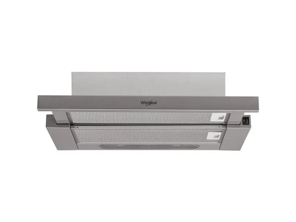 Whirlpool AKR 5390 IX - Huppu - teleskooppinen - leveys: 59,8 cm - syvyys: 30 cm - poisto ja kiertoilmanvaihto (-) - sisäisellä moottorilla - inox
