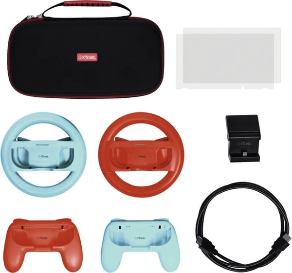 Trust Gaming GXT 1249 - Tilbehørssett for spillkonsoll - 7-in-1 - multifarge - for Nintendo Switch