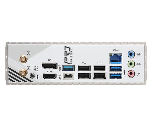 ASRock A620AM PRO RS WIFI - Hovedkort - micro ATX - Socket AM5 - AMD A620A Chipset - USB 3.2 Gen 1, USB-C 3.2 Gen 1 - 2.5 Gigabit LAN, Wi-Fi 6E, Bl...