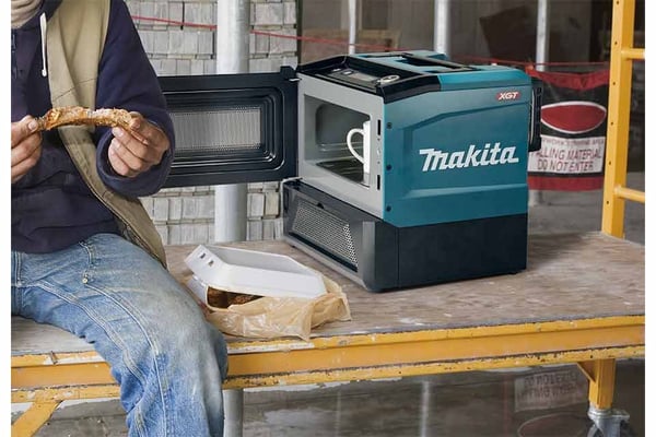 Makita MW001G, Benkeplate, Solo mikrobølge ovn, 8 l, 500 W, Innebygd skjerm, LED