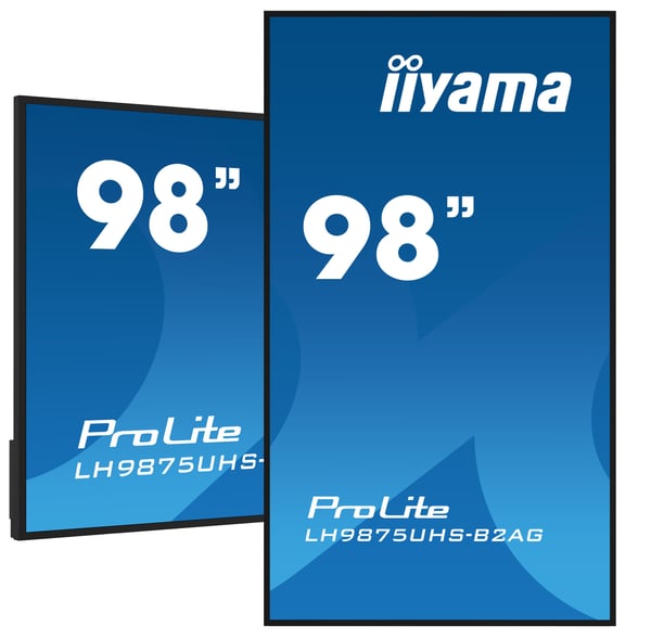 iiyama ProLite LH9875UHS-B2AG digitaalinen informaationäyttö, 97,5 tuumaa, 3840 x 2160, IPS