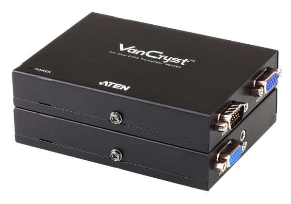 ATEN VanCryst VE170 Cat 5 Audio/Video Extender Transmitter and Receiver Units - Video/lyd-forlenger - opp til 300 m