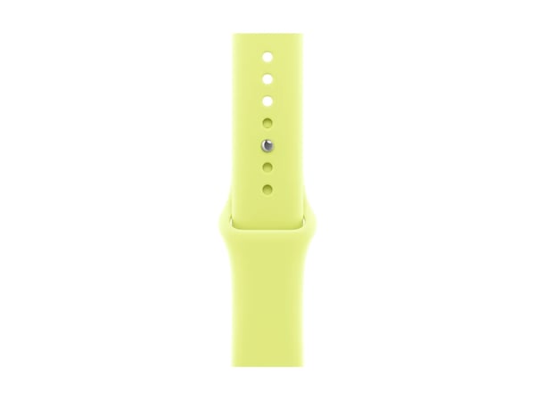 Apple - Band för smart klocka - 40mm - storlek S/M - neongul - för Watch Hermès Series 12, Hermès Series 9, SE 3, Series 10, Series 11, Series 12, ...