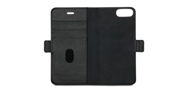 dbramante1928 New York, Lompakkokotelo, Apple, iPhone 8/7/6 Plus, 14 cm (5.5"), Musta