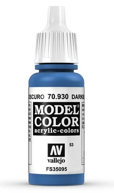 Vallejo 70.930, 17 ml, Blå, Matt, Flaska