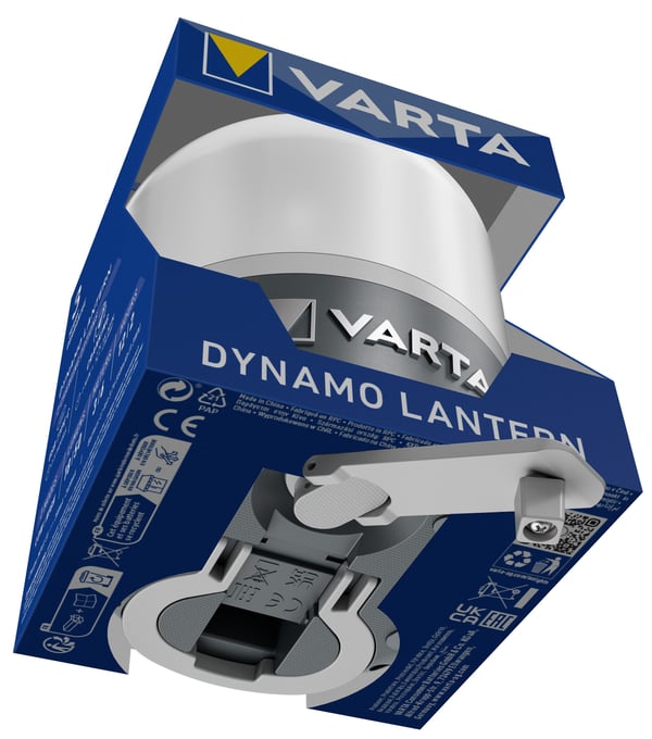 Varta - Campinglys - LED - flerfarget lys - lanterne - antrasitt, hvit