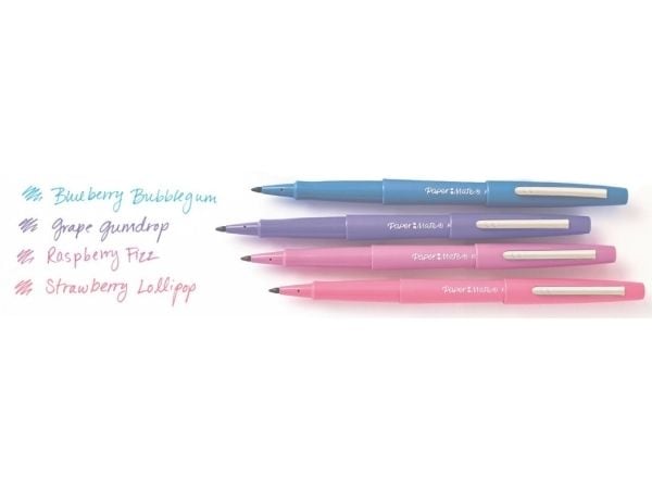 Papermate Flair, Medium, 12 farger, Assorterte farger, 0,7 mm, Assorterte farger, Rund