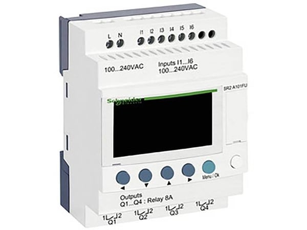 Schneider programmerbart relé 100-240V AC 6we/4wy (SR2A101FU)