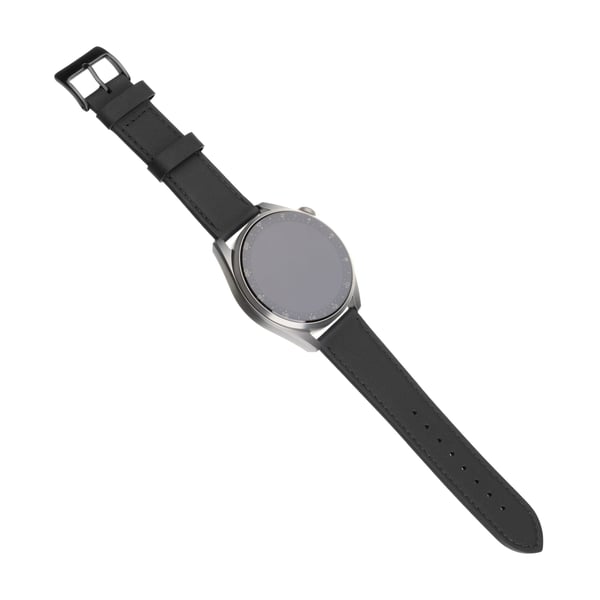 FIXED - KlocKräm för smart klocka - 22 mm, läder - 165 - 215 mm - svart