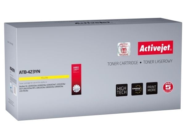 Activejet ATB-423YN, 4000 sivua, Keltainen, 1 kpl